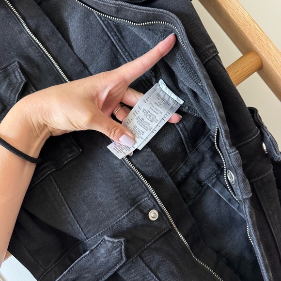 Good American Fit For Success Denim Jumpsuit in Black - Size 1 (US Small) - GUC - Picture 6 of 8